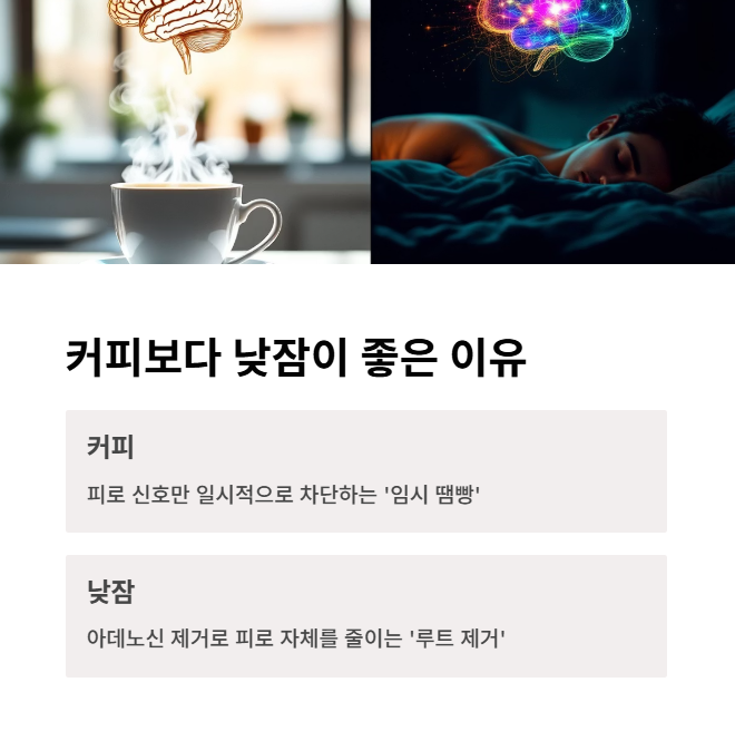 커피보다 낮잠이 더 좋은 이유