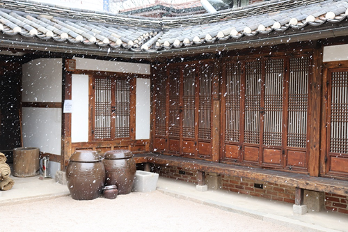 겨울한옥풍경