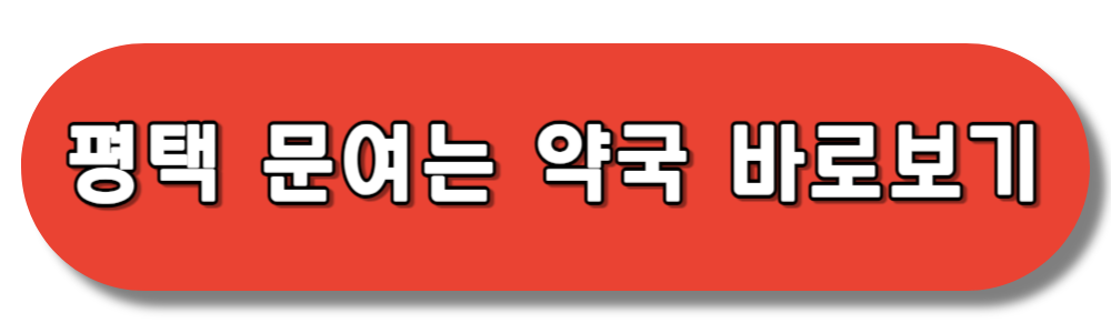 평택 추석 연휴 문여는 약국 바로보기
