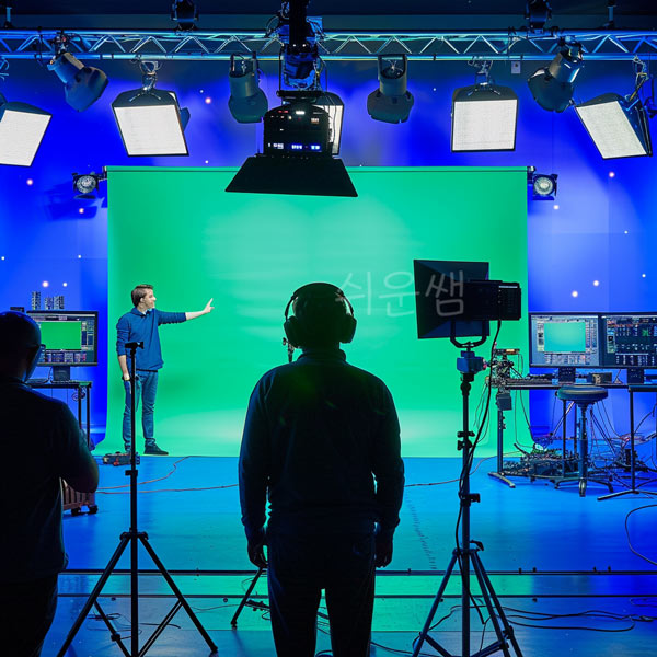 크로마키 촬영화면2