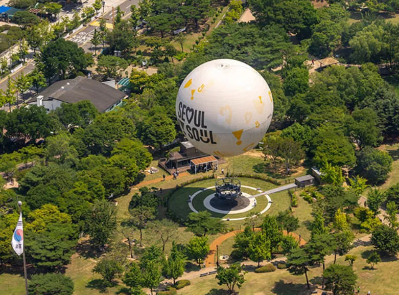 서울의달 열기구 여의도공원 주차