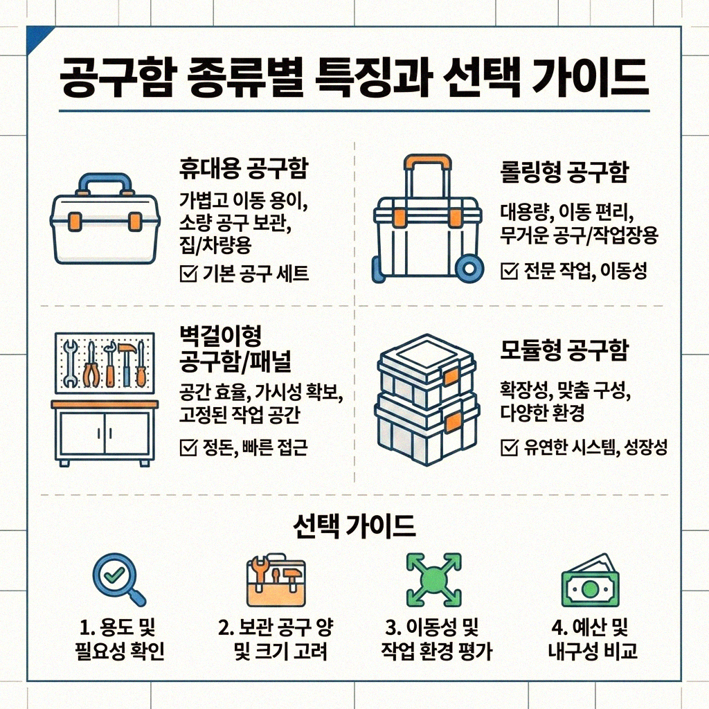나만의 작업 공간을 위한 공구 정리 마법