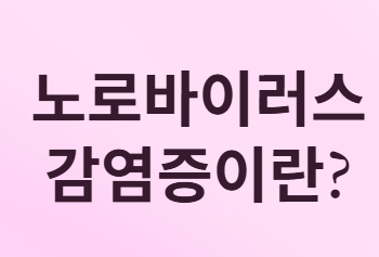 겨울철 노로바이러스 감염증&amp;#44; 올바른 예방과 대처법
