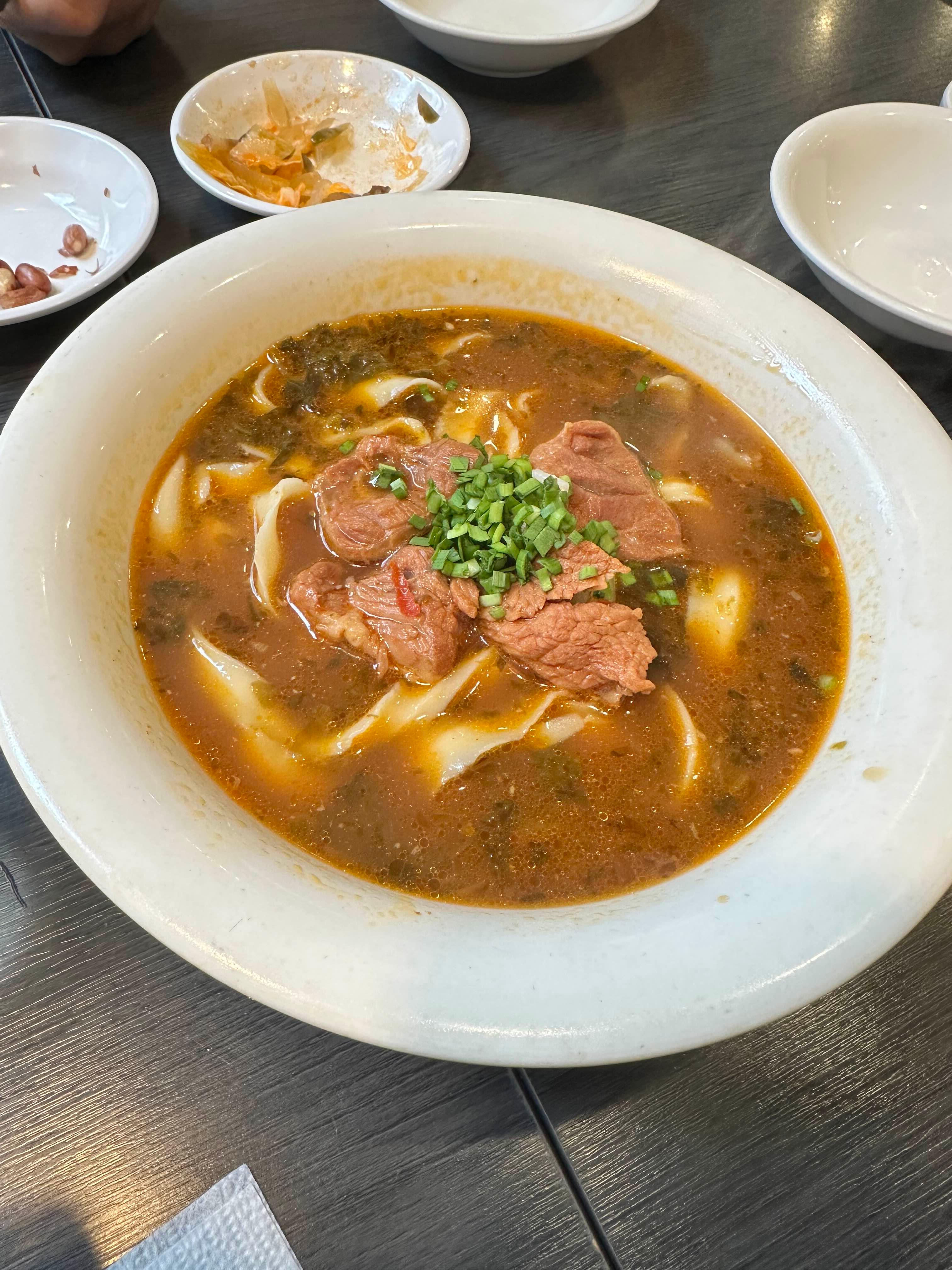 청화 우육도삭면 메인 메뉴