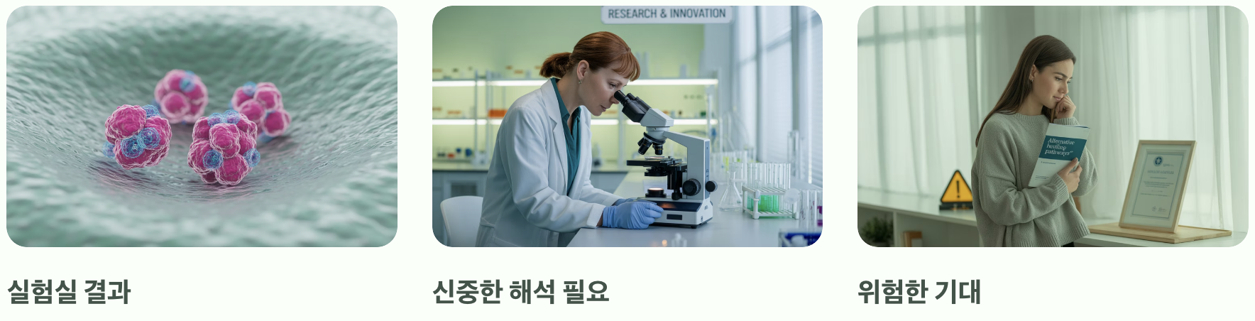 항암 효과, 과연 사실일까?