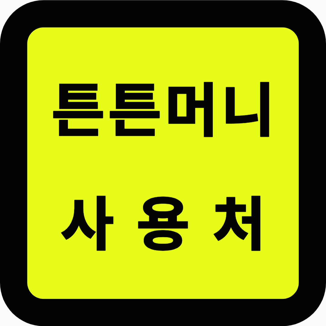 튼튼머니 사용처