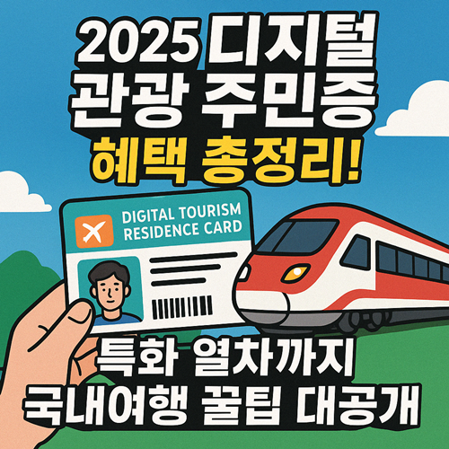 2025 디지털 관광 주민증 혜택 총정리