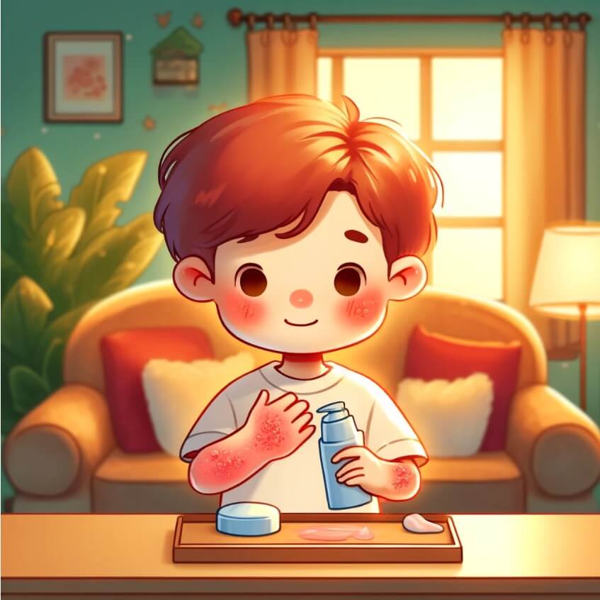 아토피 피부염 관련 사진