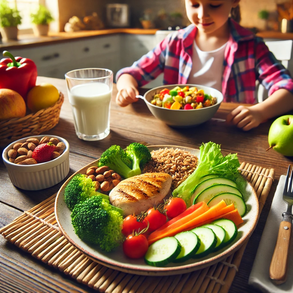 성장기 아이들의 건강 이미지