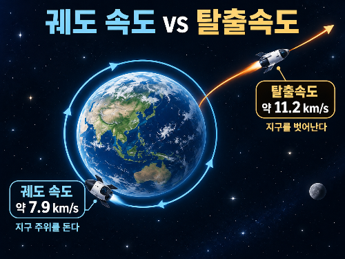 우주선 속도, 지구를 벗어나려면 정말 초속 11.2km가 필요할까?