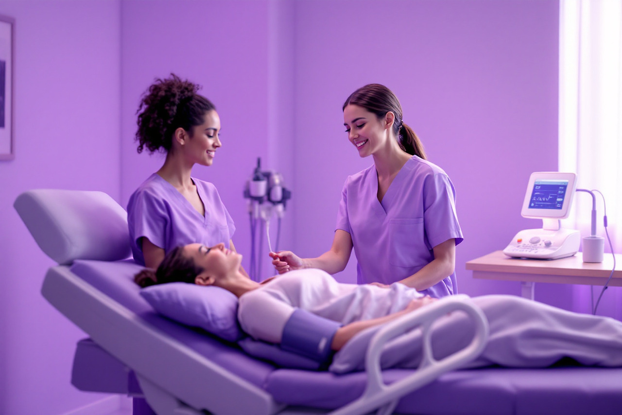 누워서 혈압측정