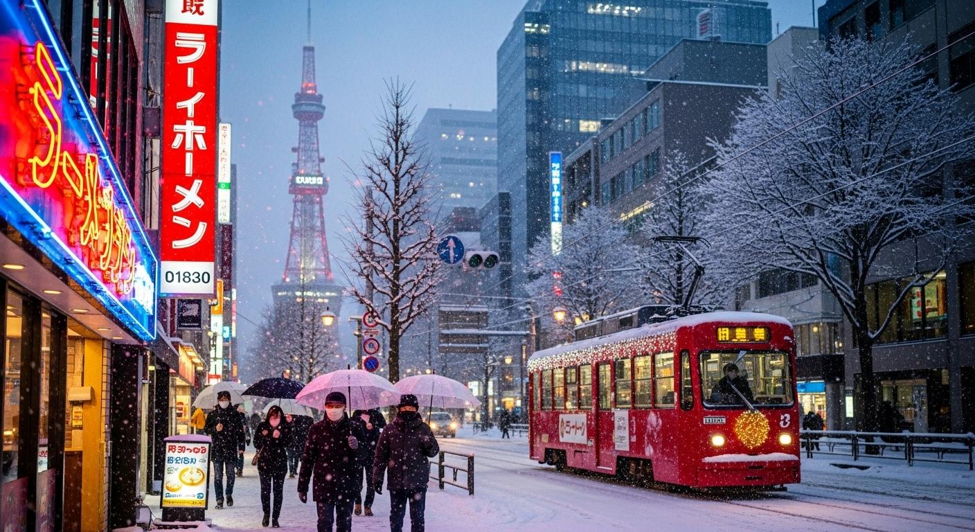 겨울 삿포로 여행 시기