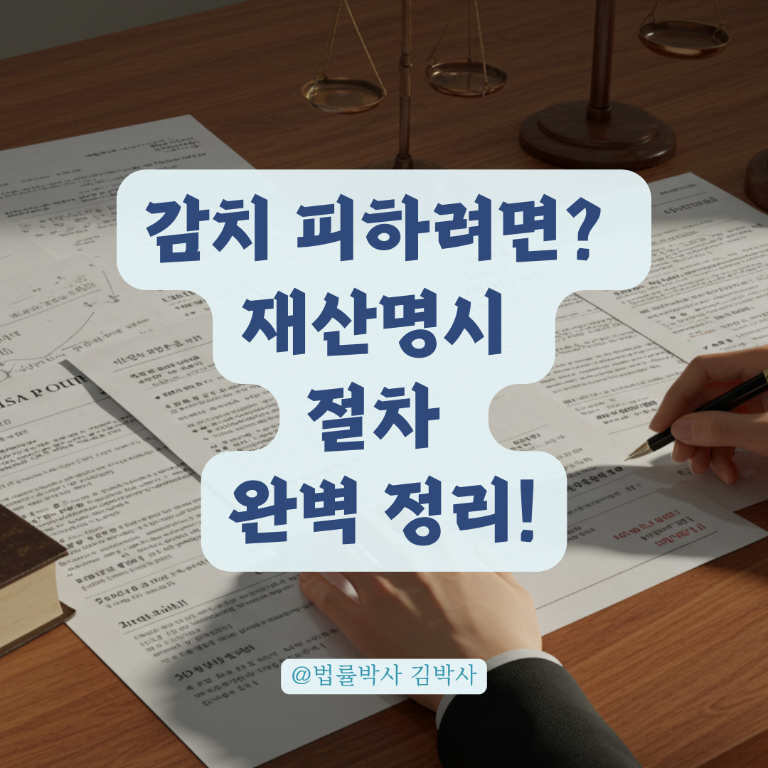 재산명시 송달 불응 시 대응법과 감치처분 요건 총정리! 실무 경험자용 가이드.