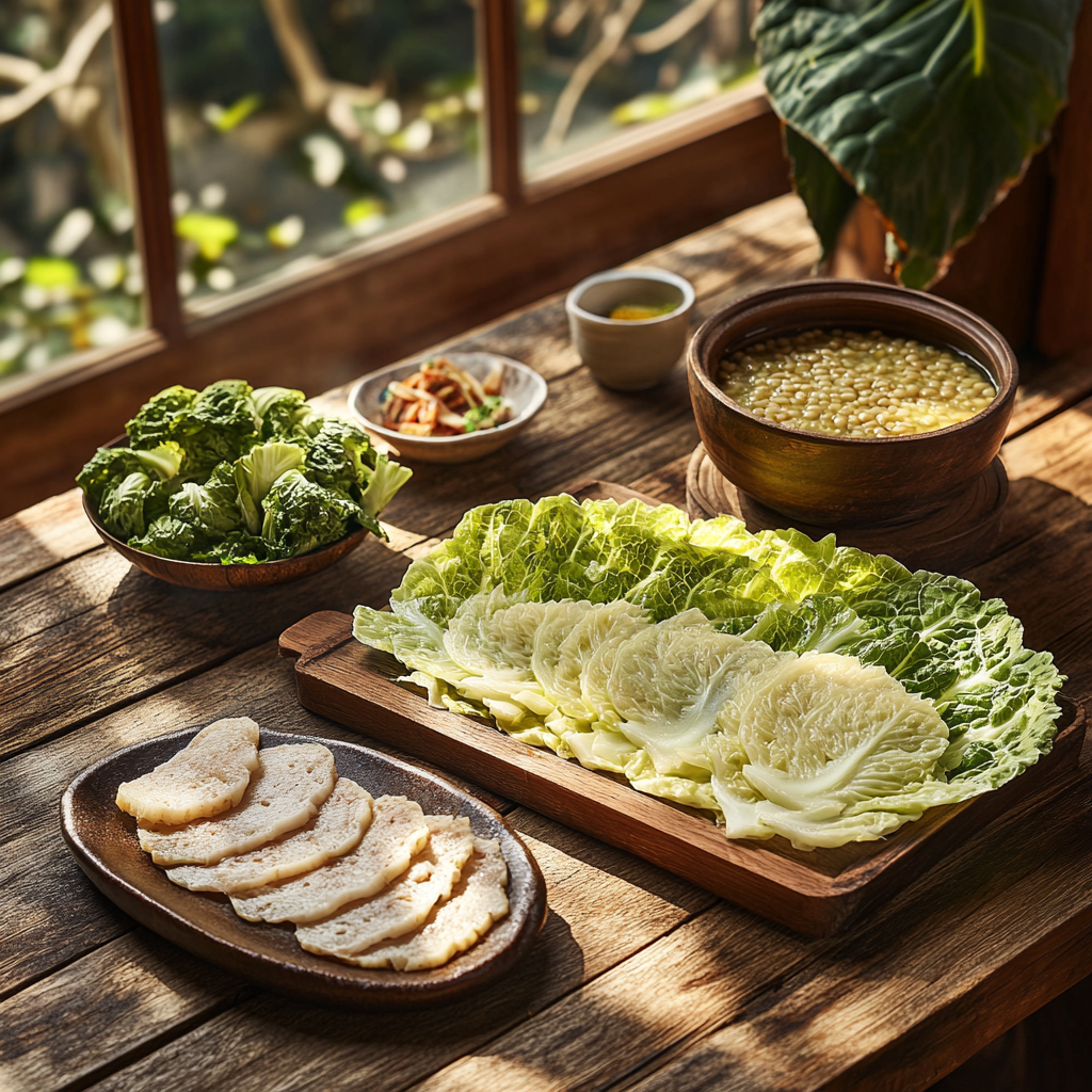 봄동과 궁합이 좋은 음식