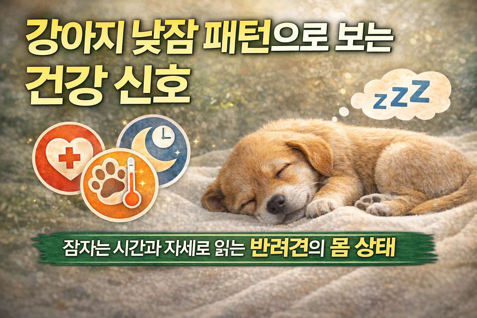 강아지 낮잠 패턴으로 보는 건강 신호 / 잠자는 시간과 자세로 읽는 반려견의 몸 상태