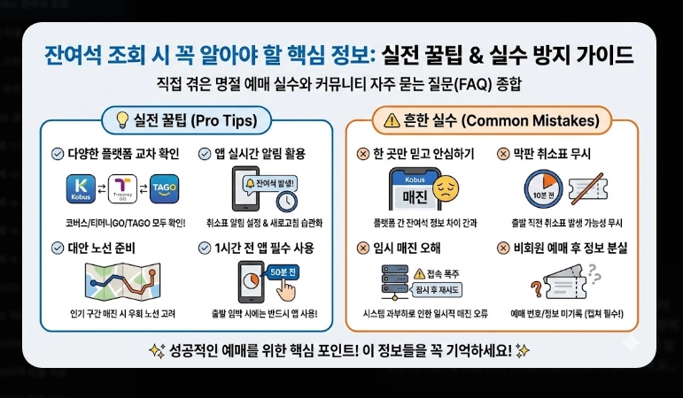 고속버스 잔여석 조회(방법, 코버스)(실시간 + 수수료)