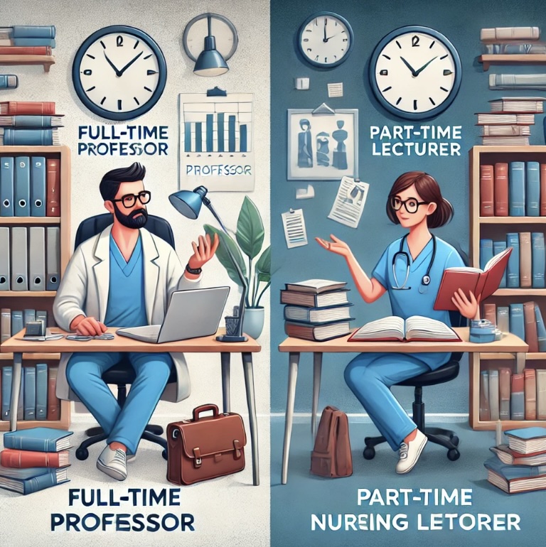 전임교수vs시간강사
