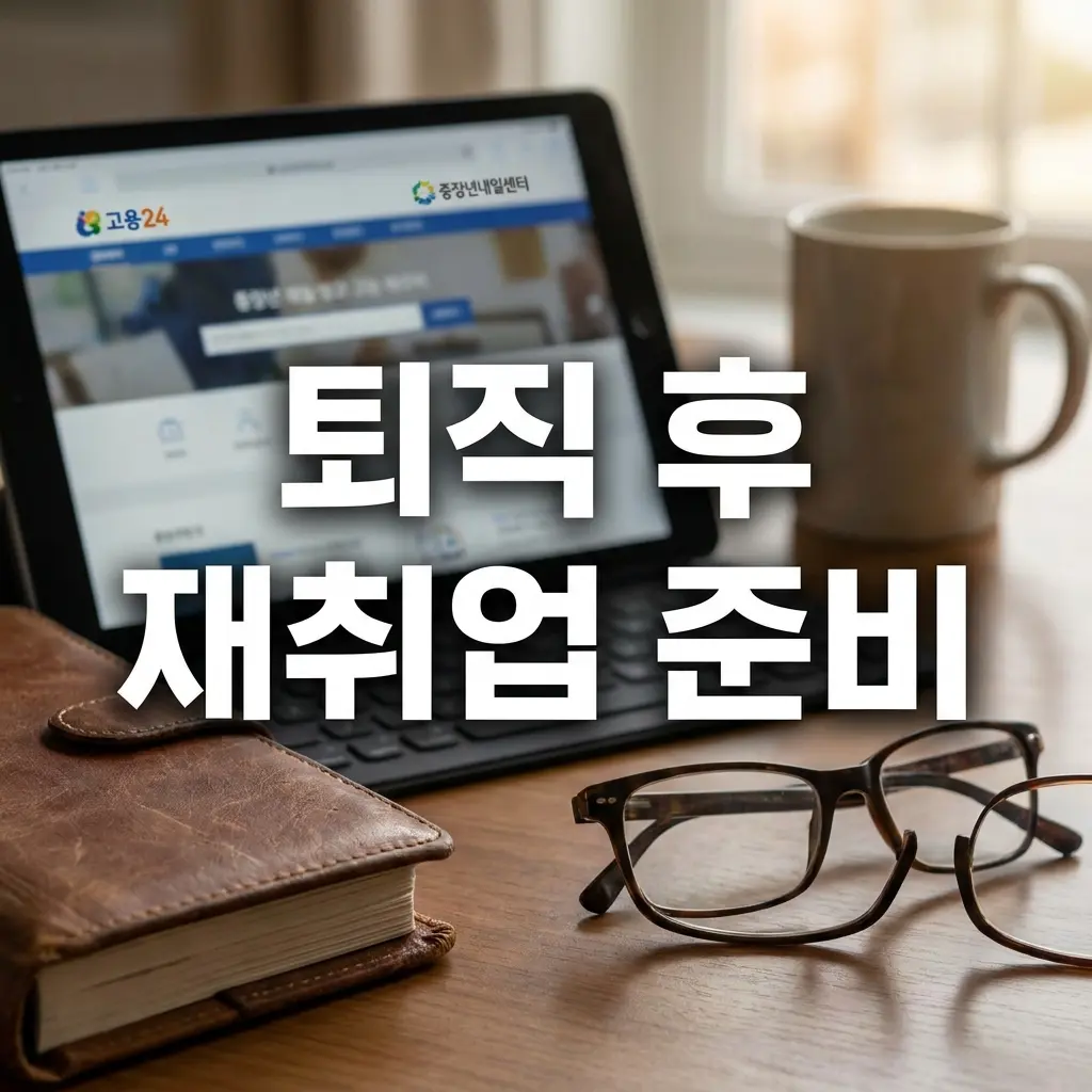 은퇴 후 재취업을 준비하는 5060을 위한 고용24, 중장년내일센터, 생애경력설계 공식 서비스 활용 순서 안내