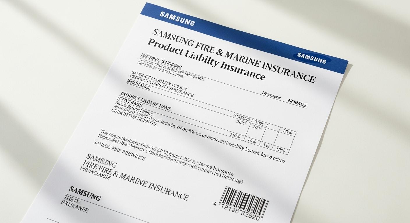 삼성화재 생산물 배상책임보험