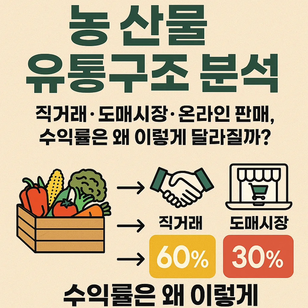 농업경제학 : 농산물 유통구조 분석
