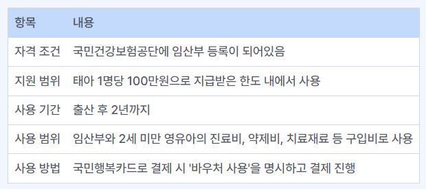 임산부 혜택 2024