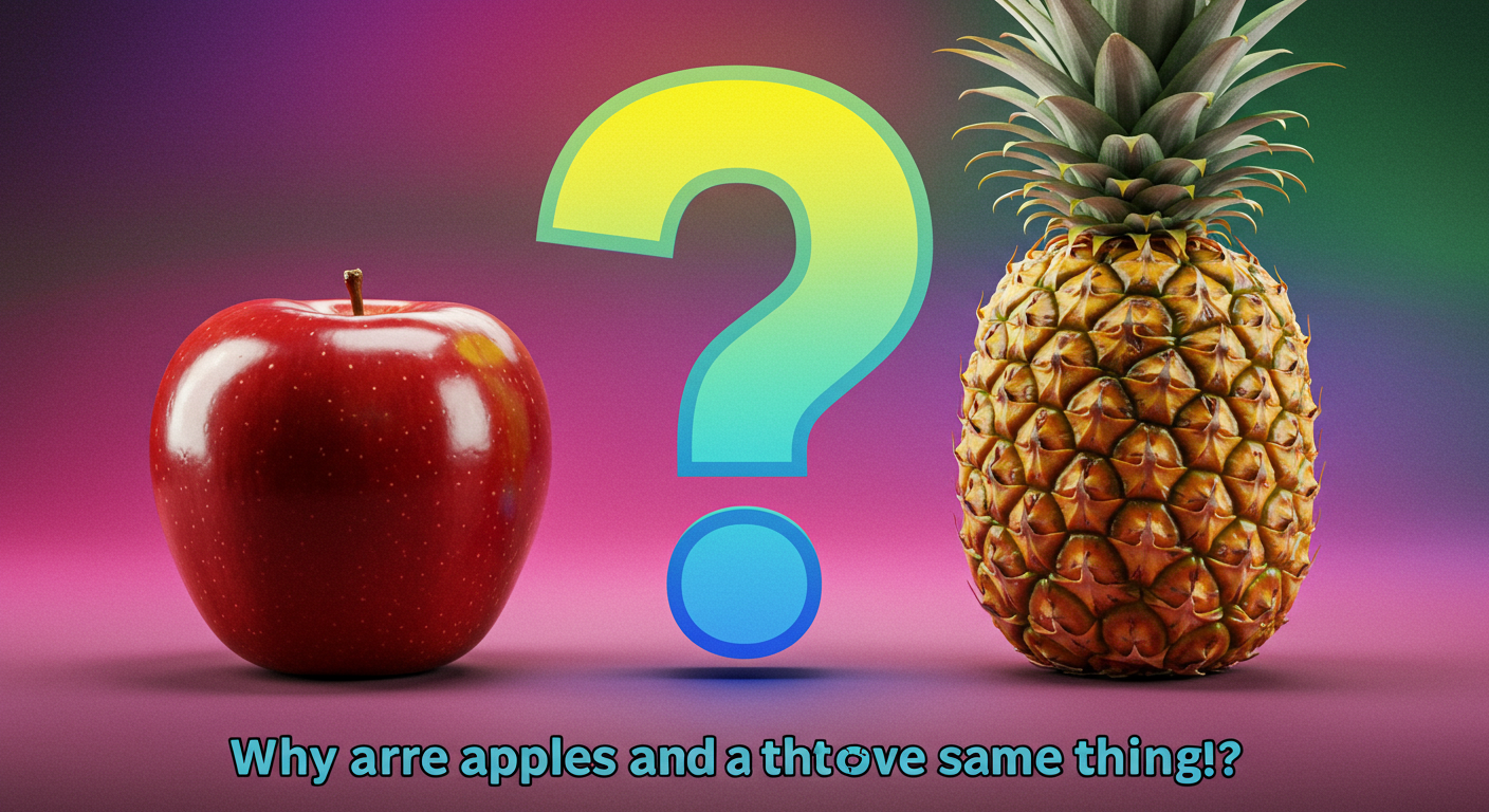 🍎 사과와 파인애플, 왜 같은 '애플'일까? 🍍