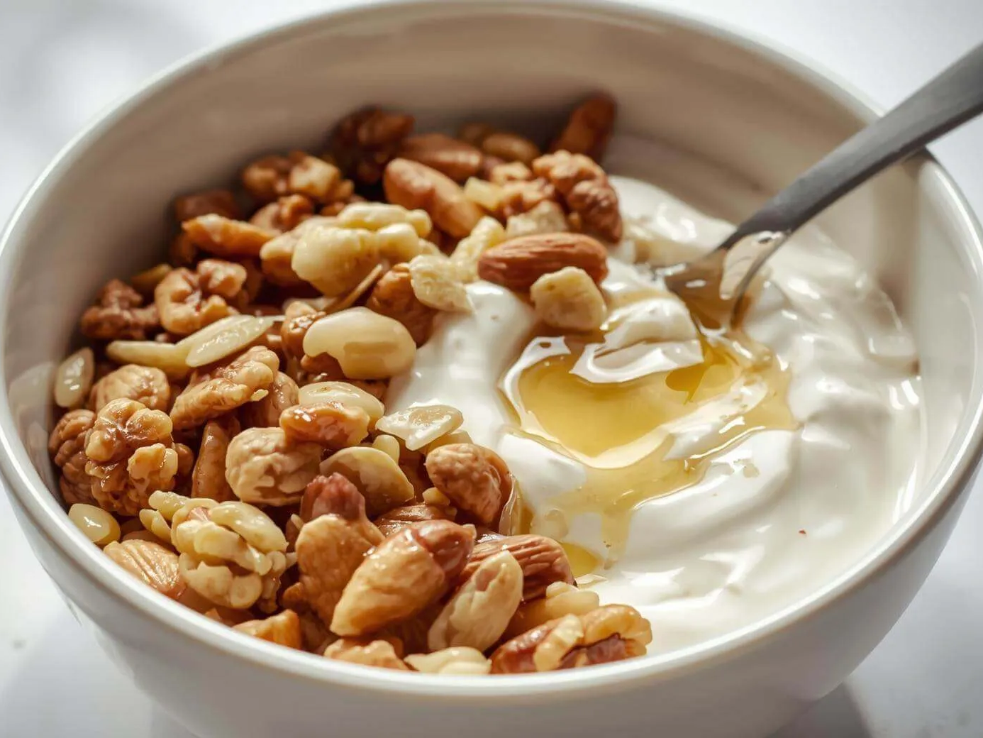 그릭요거트 꿀과 견과류