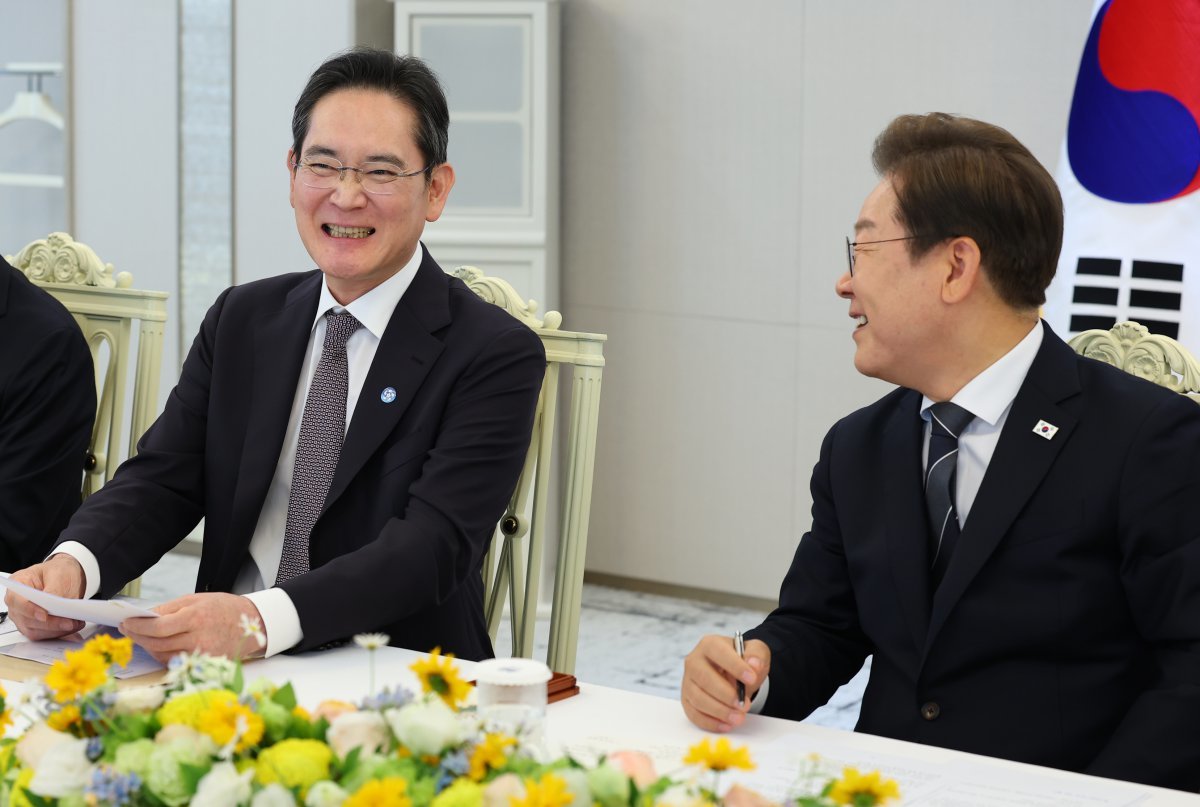 이재명 이재용 도시락 회동