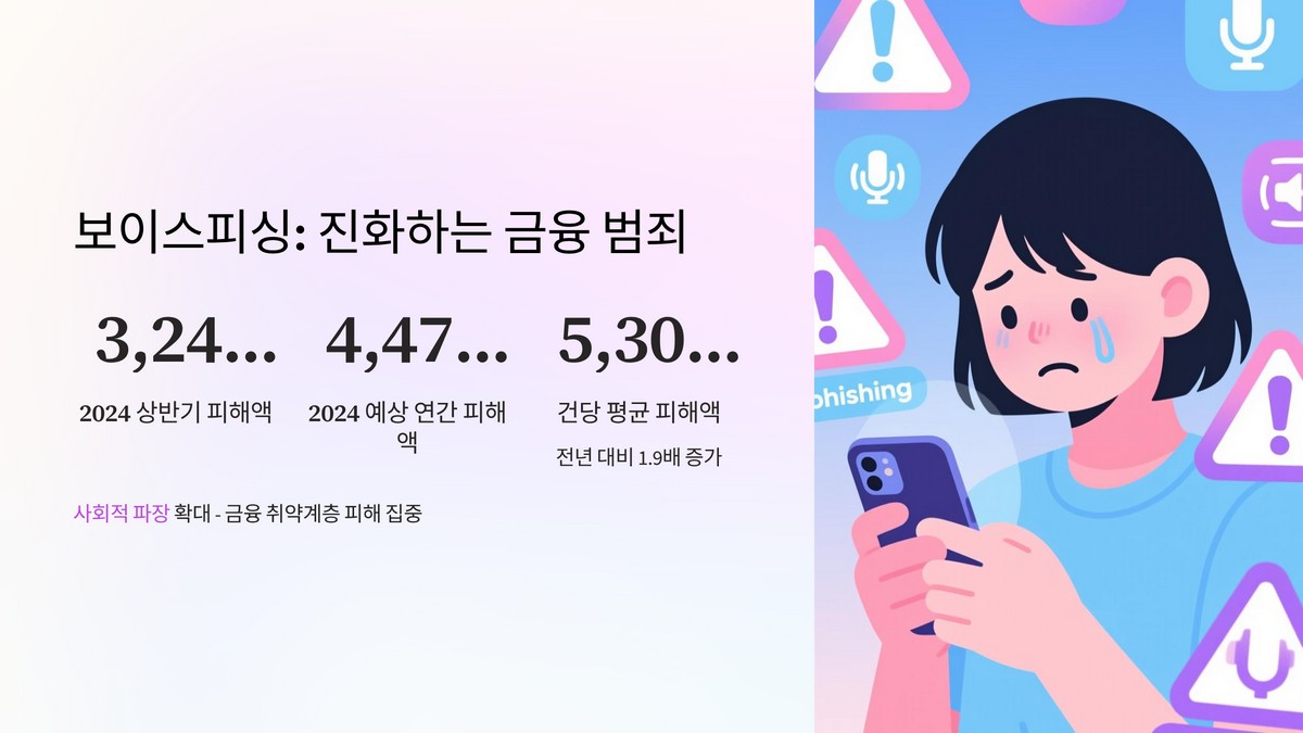 보이스피싱 범죄 현황과 심각성