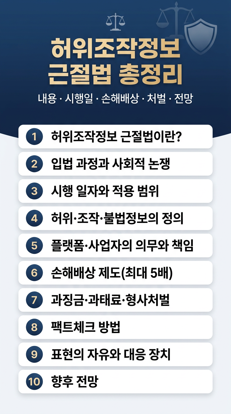 허위조작정보 근절법(허위정보근절법) 내용, 반응, 시행 일자, 팩트체크 방법, 손해배상, 처벌, 과태료 얼마? 향후 전망 총정리
