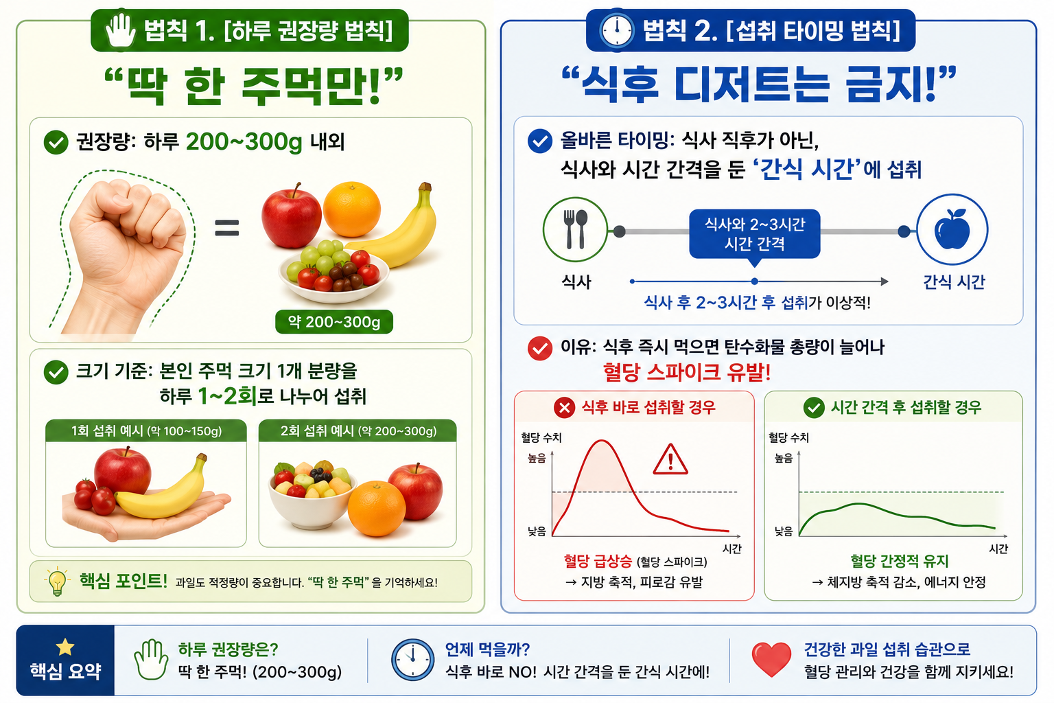 하루 과일 권장량