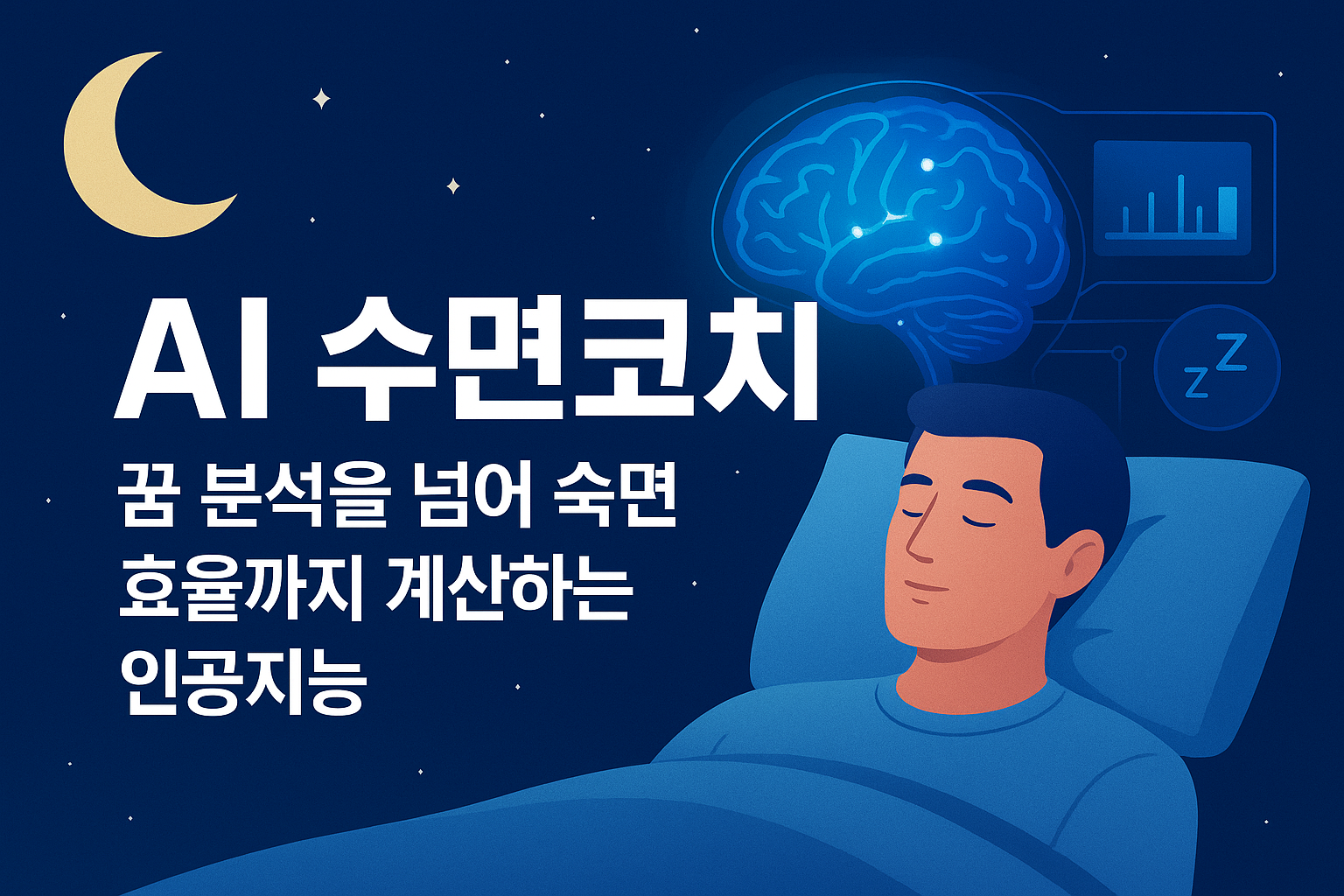 💤 AI 수면코치 — 꿈 분석을 넘어 숙면 효율까지 계산하는 인공지능
