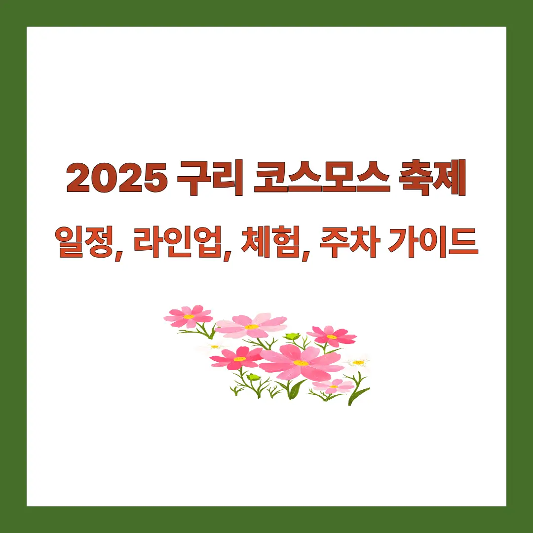 구리-코스모스-축제