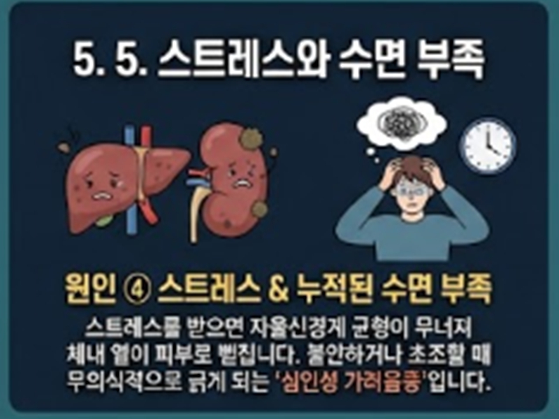 피부 가려움증의 원인