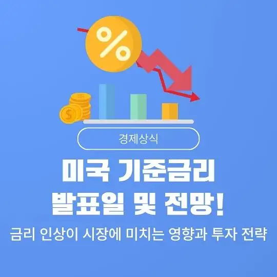 미국 연방준비제도(Fed, 연준)의 기준금리 발표일