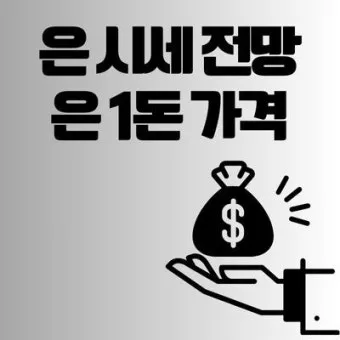 은시세 1돈 가격 시세 확인 방법으로 투자기초_8