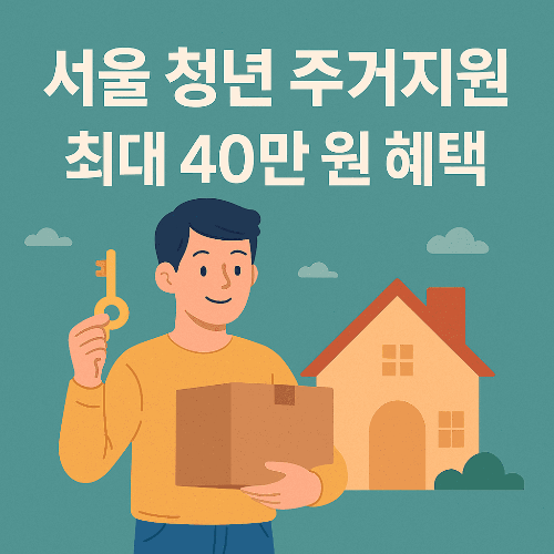 서울 청년 부동산 중개보수 이사비 지원 제도 총정리