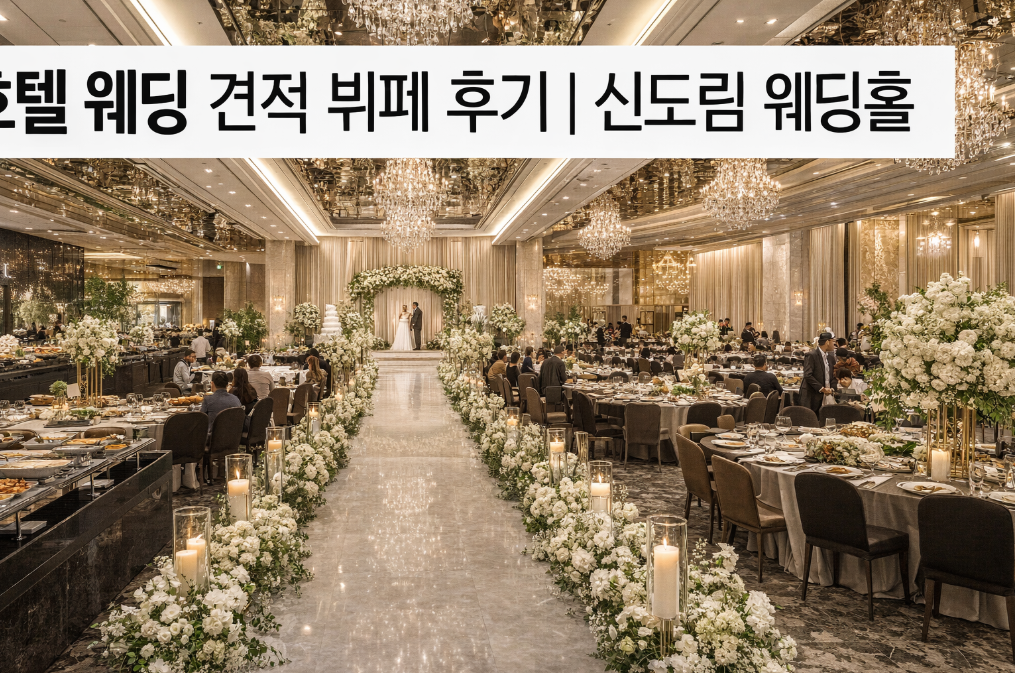 더링크호텔 웨딩홀 뷔페 후기, 신도림 웨딩 견적 이것만 알면 끝