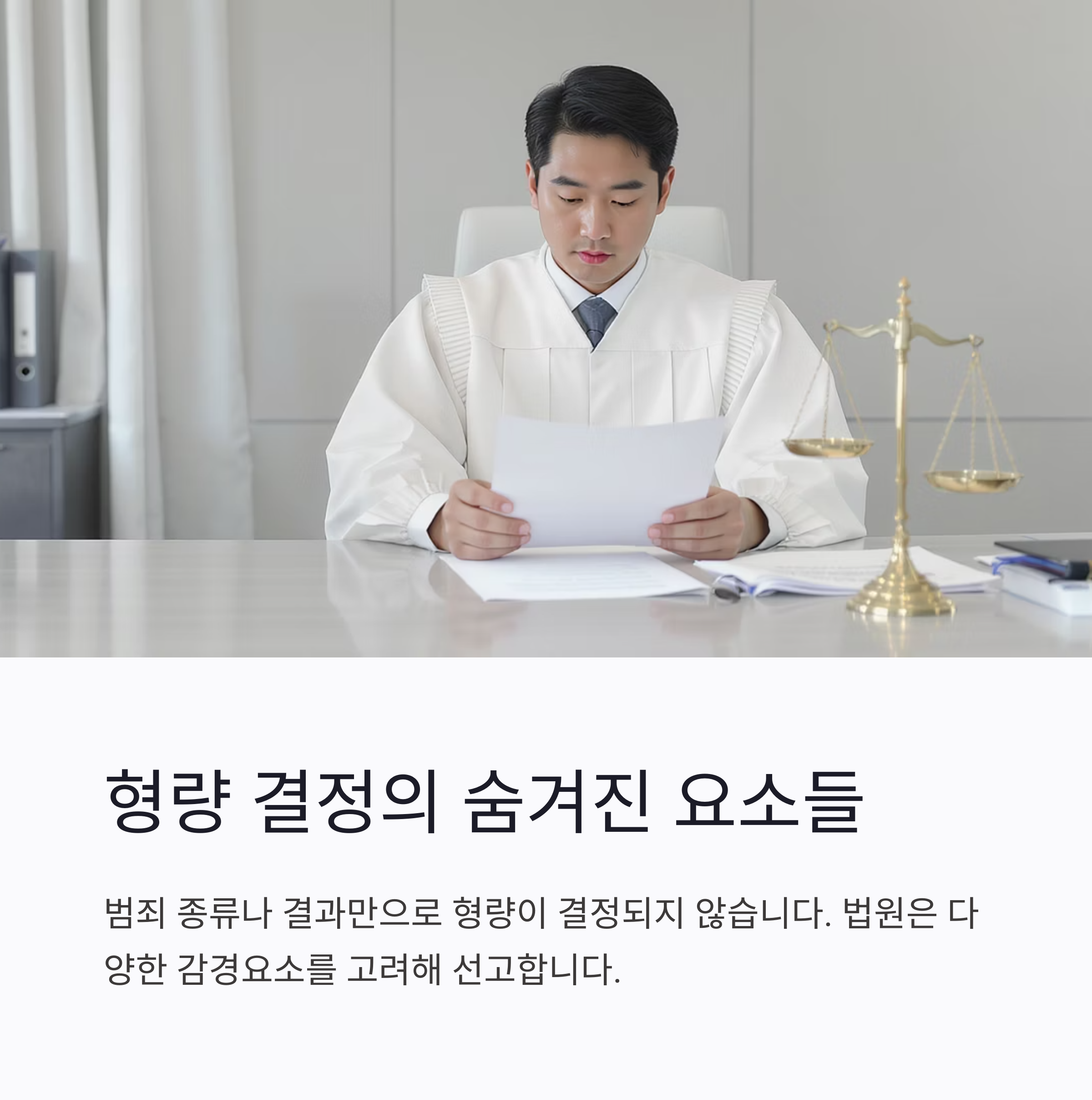 형사처벌 감경요소, 알아두면 형량이 달라집니다