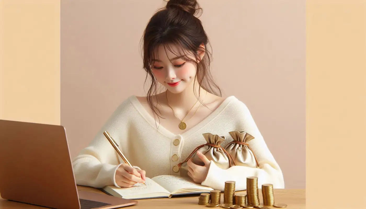 손택스-종합소득세-신고방법으로-자산관리하는-여성의-모습