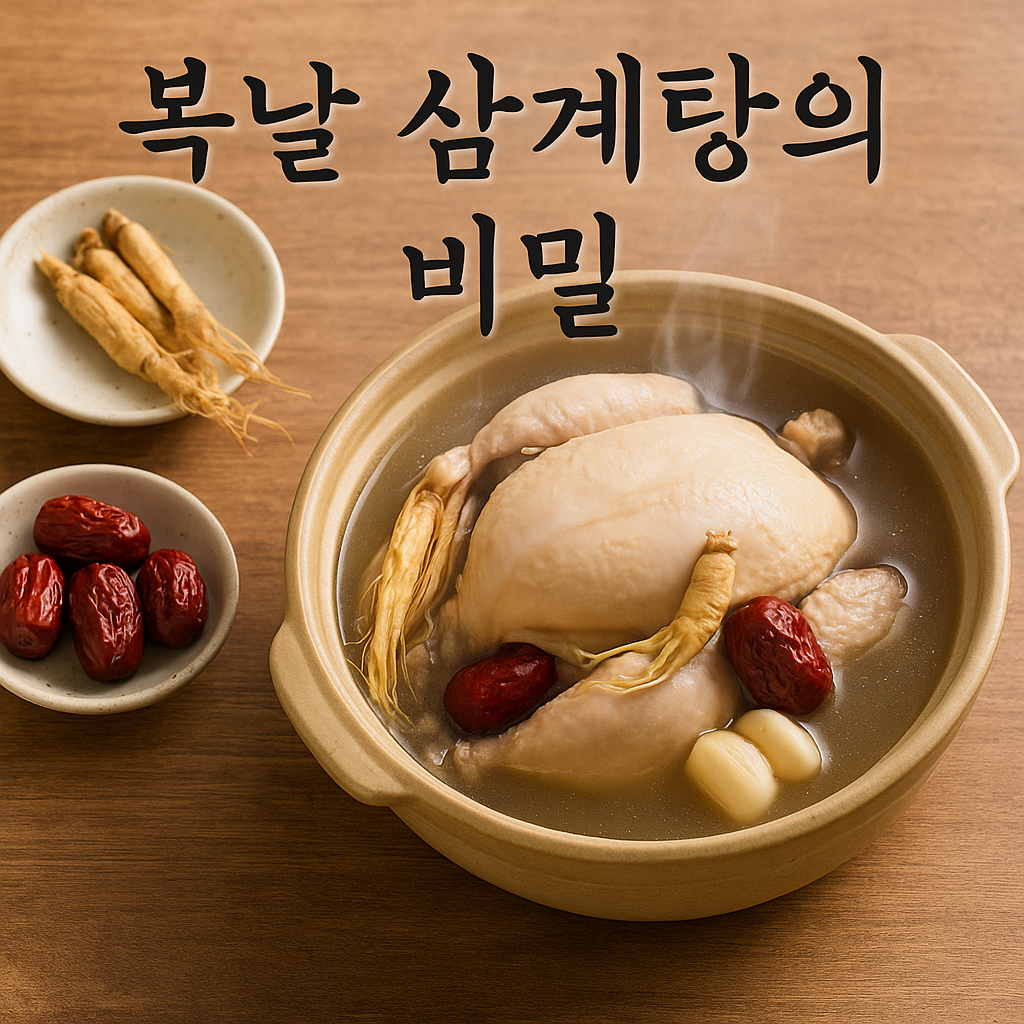 [삼계탕의 비밀] 인삼&middot;대추가 주는 영양 효과