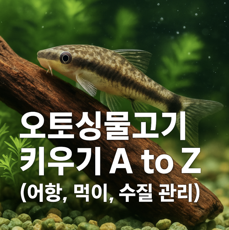 오토싱물고기 키우기 A to Z (어항, 먹이, 수질 관리)
