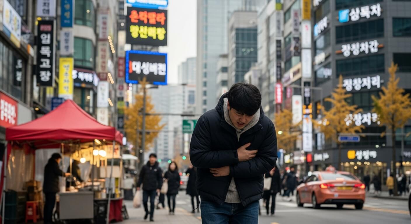오른쪽 옆구리 통증 의심되는병