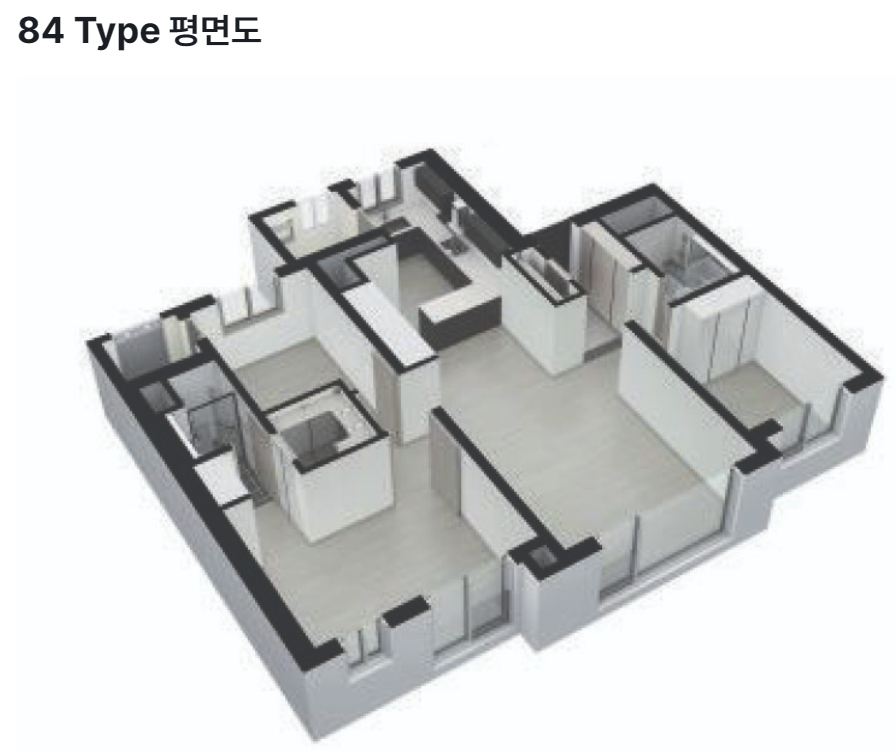 84 Type 평면도