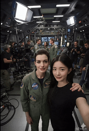 영화촬영장 AI 영상 제작 생성 결과