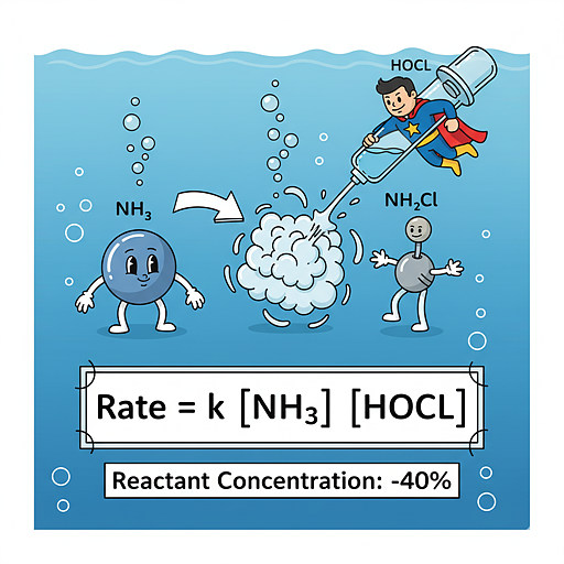 암모니아 제거 차아염소산 주입