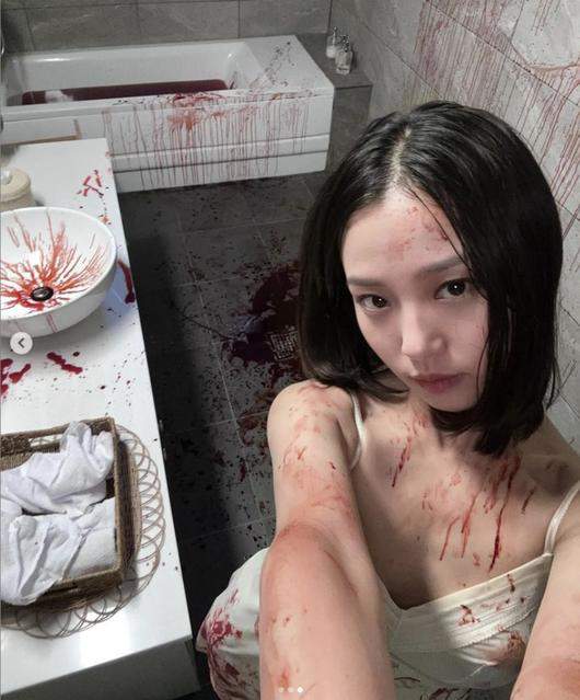 아무도 없는 숲속에서 촬영현장