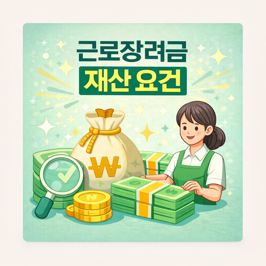 근로장려금 재산요건