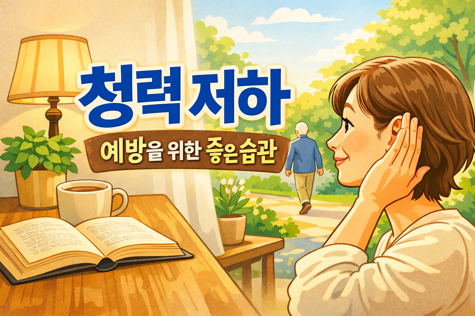 청력 저하 예방을 위한 습관