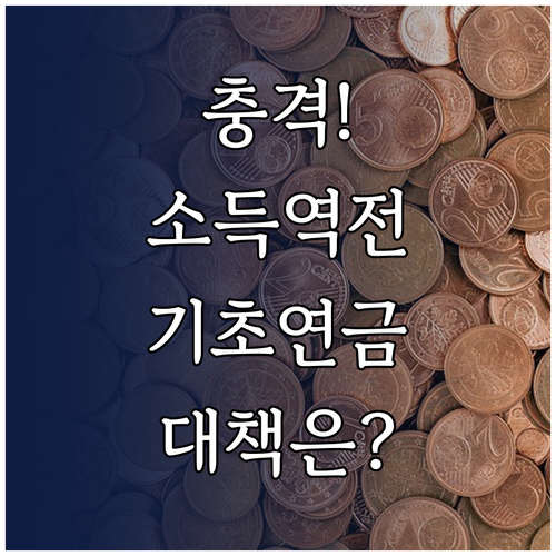 부모님 기초연금 챙기다 발견한 소득 ..